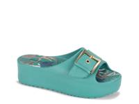 Pacey Platform Sandal Blue view