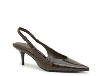 Cloieliaa Pump Dark Brown Croc Print view