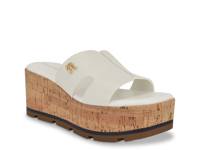 Heliena Wedge Sandal Off White view