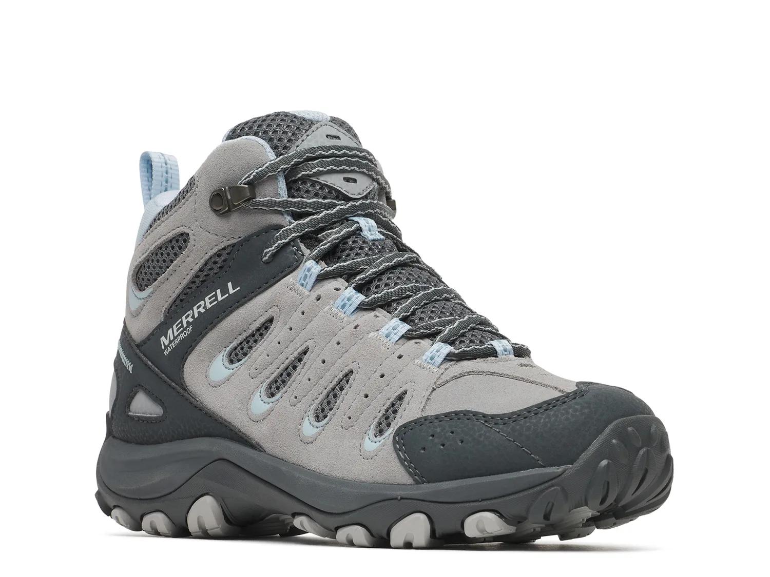 Merrell Crosslander 4 Waterproof Hiking Boot In Cement