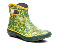 Patch Ankle Garden Rain Boot - Women's Dark Green view