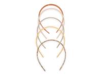 Hard Skinny Headband Set - 5 Pack Multicolor view