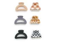 Mini Claw Clips Set - 6 Pack Multicolor view