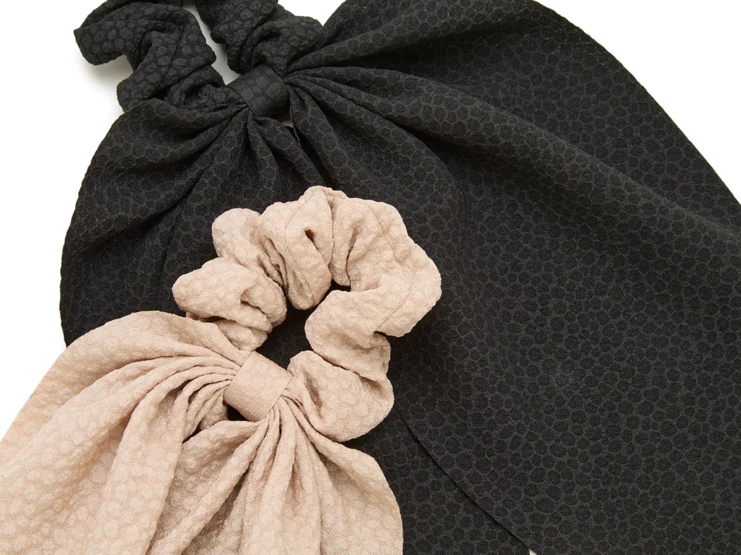 Long Tail Scrunchie Set - 2 Pack