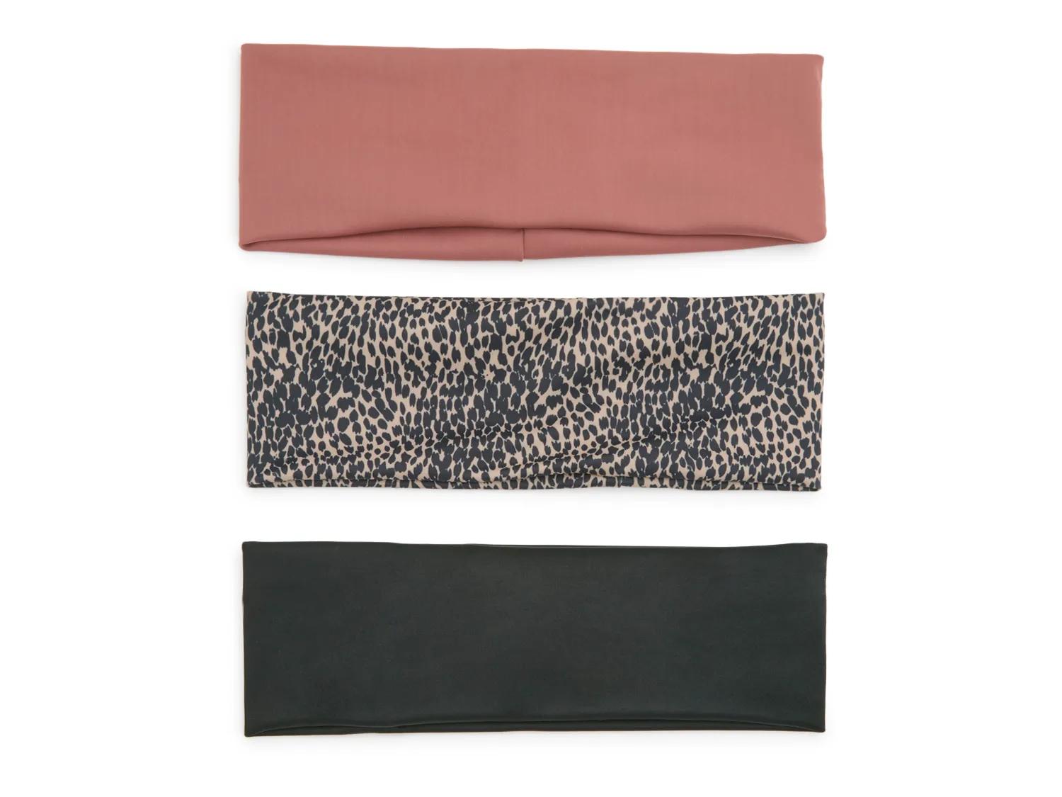 Cheetah Print Headband Set - 3 Pack