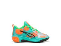 MB World.01 Sneaker - Kids' Green/Orange view