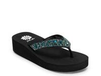 Africa Wedge Sandal Turquoise view