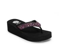 Africa Wedge Sandal Purple/Multicolor view