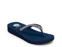 Zemily Wedge Sandal Navy view
