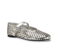 Lauria Mary Jane Flat Silver view