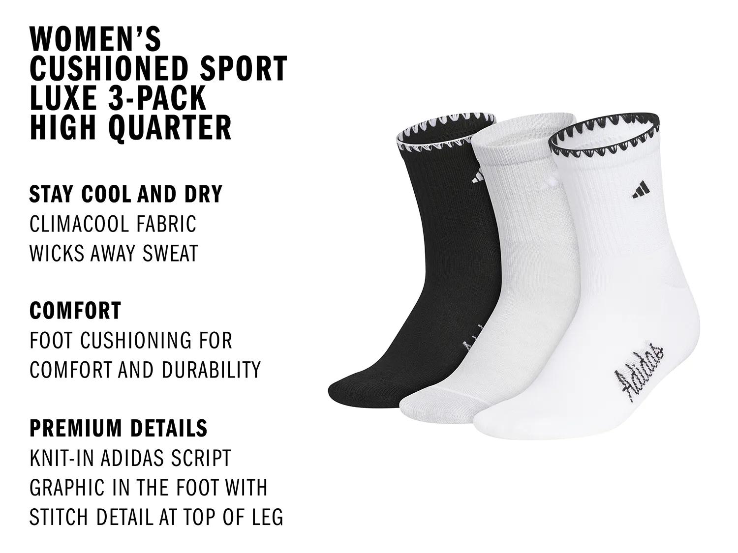 Cushioned Sport Luxe Women's Ankle Socks