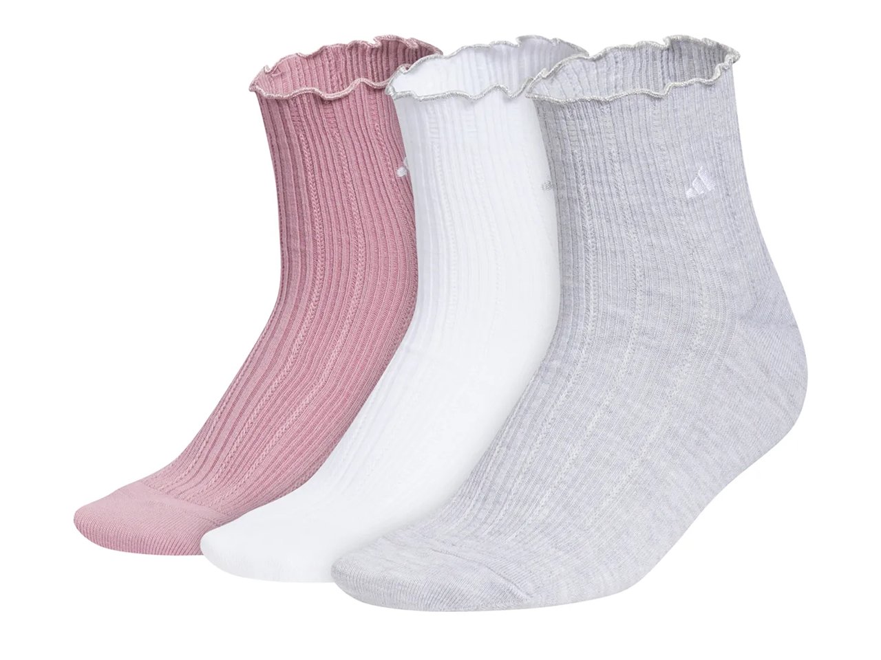 Ruffle Women's Ankle Socks - 3 Pack 