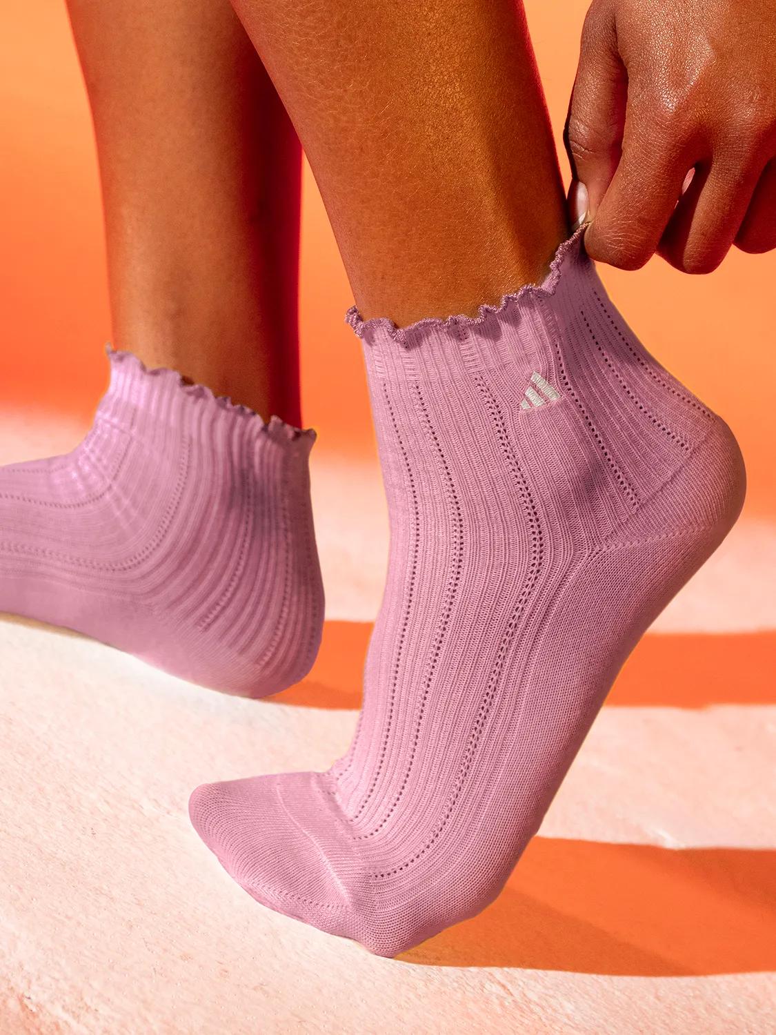 Ruffle Women's Ankle Socks - 3 Pack 
