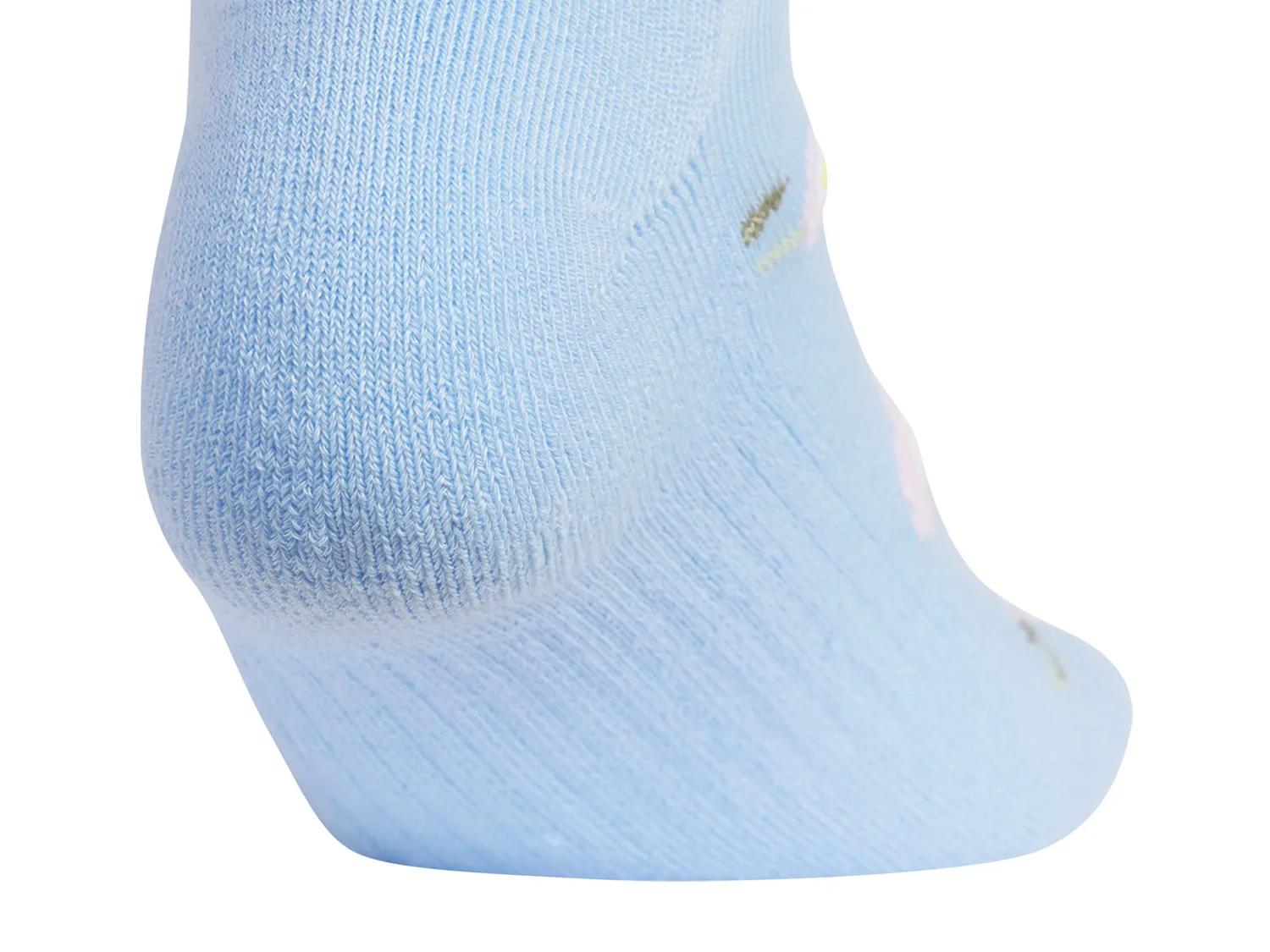 Athletic Cushioned Graphic Women's No Show Socks - 6 Pack