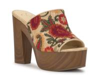 Shelbie Platform Sandal Natural Beige Raffia view