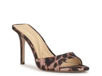 Dravie Sandal Beige/Black Leopard Print Satin view