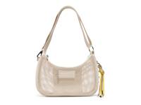 Loop Back Crossbody Bag Beige view