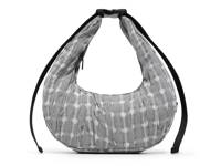 Mini Lune Hobo Bag Black/White Plaid view