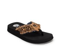 Fayth Sandal Tan Leopard Print view