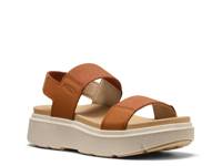 Elle Mila Wedge Sandal -  Women's Chestnut view