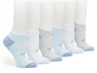 Terry Women's Low Cut Ankle Socks - 6 Pack Light Blue view