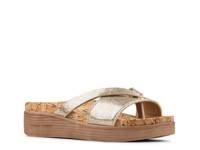 Farrahst Wedge Sandal Platino view