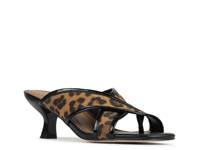 Kaysha Sandal Tan/Black Leopard Print Suede view