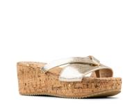 Sotiraspr Wedge Sandal Platino Gold view
