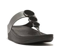 Halo Wedge Sandal Pewter/Black view