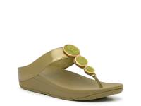Halo Wedge Sandal Olive Green view