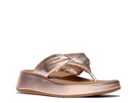 F-Mode Wedge Sandal Rose Gold Metallic view