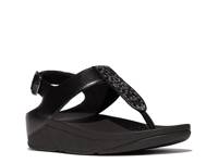 Fino Wedge Sandal Black view