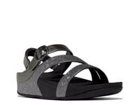 Skinny II Wedge Sandal Black/Pewter/Silver view