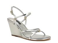 Devva Wedge Sandal Silver Metallic view