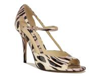 Perela Sandal Ivory/Brown Zebra Print view