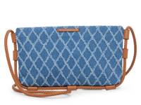 Ezri Crossbody Bag Blue Denim Fabric view