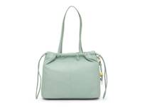 Tily Leather Bucket Bag Sage Green view