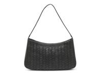 Ziah Leather Shoulder Bag Black view