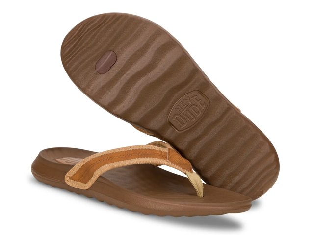 HEYDUDE Myers Classic Flip Flop - Men's - Free Shipping | DSW