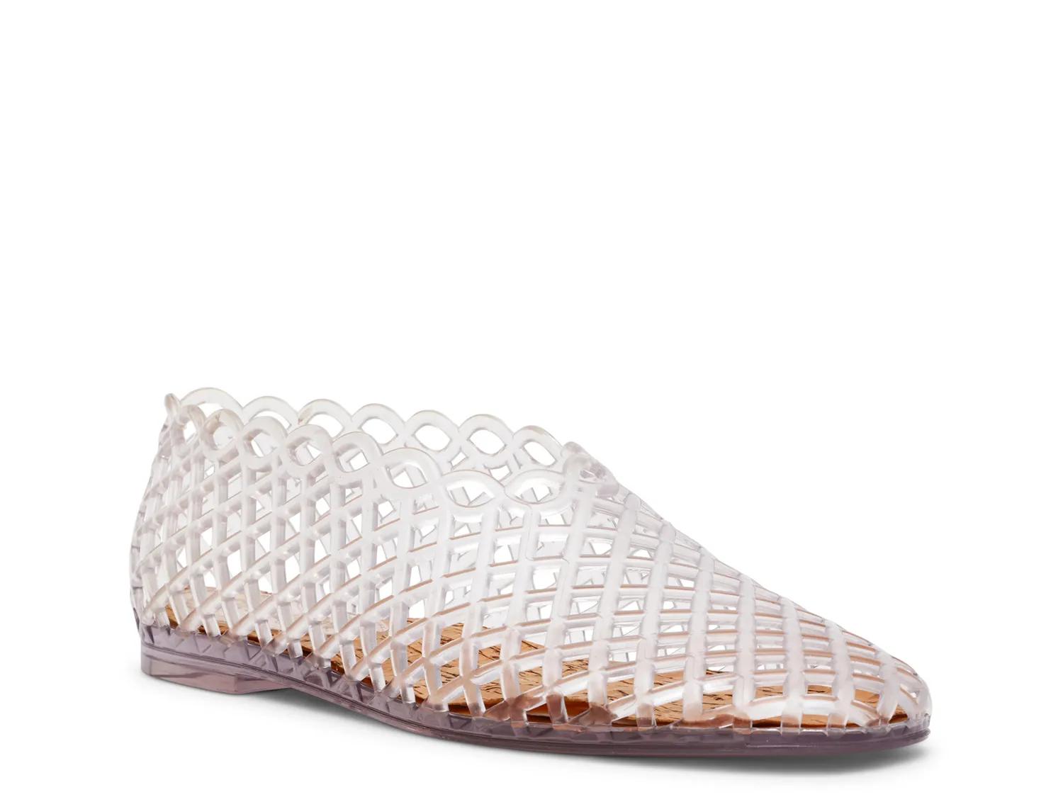 Steve Madden Grove Flat | Women's | Clear | Size 6 | Flats | Jelly