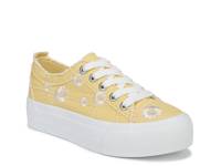 Sadie Platform Sneaker Yellow view