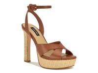 Weston Platform Sandal Dark Brown view