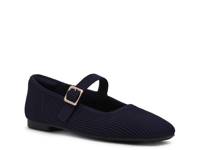 Mabel Mary Jane Flat Navy view