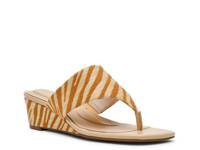 Willing Wedge Sandal Zebra Print view