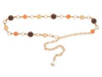Gem Chain Women's Belt Gold view