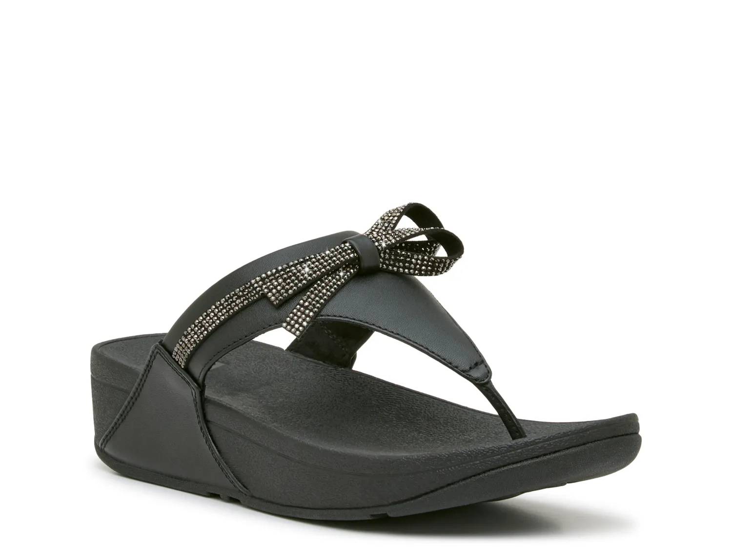 Lulu Glitz Wedge Sandal