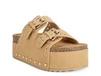 Algedi Platform Sandal Tan view