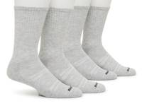 Terry Crew Socks - 6 Pack Grey view
