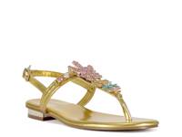 Nautia Sandal Gold Metallic view