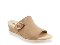 Newberry Wedge Sandal Beige Nubuck view